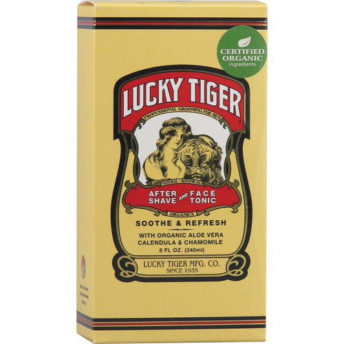 Lucky Tiger After Shave And Face Tonic For Men - 8 Oz